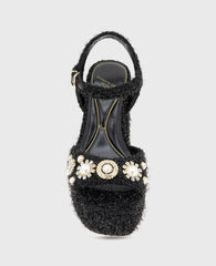 Dolly Charms Fabric Platform Sandal