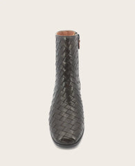 GENTLE SOULS - Elodie Leather Woven Side Zip Boot