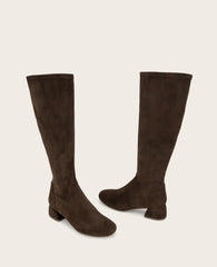 GENTLE SOULS - Emily Micro Suede Stretch Boot with Wide Calf