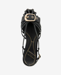 Farrah Patent Caged In Buckle Sandal