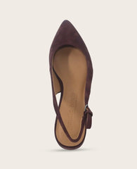 GENTLE SOULS - Georgia Suede Slingback Heel