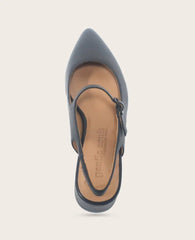 GENTLE SOULS - Gladys Leather Ankle Strap Slingback