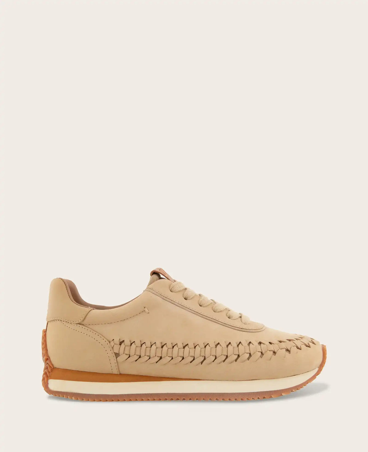 GENTLE SOULS - Jolena Leather Woven Detail Sneaker