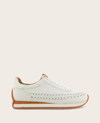 GENTLE SOULS - Jolena Leather Woven Detail Sneaker