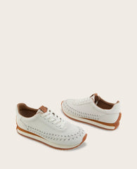 GENTLE SOULS - Jolena Leather Woven Detail Sneaker