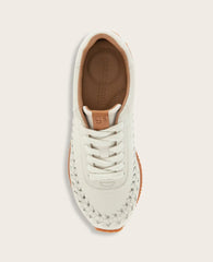 GENTLE SOULS - Jolena Leather Woven Detail Sneaker