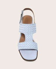 GENTLE SOULS - Manda Woven Leather Heel Sandal