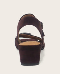 GENTLE SOULS - Sorae Suede Open Toe Heeled Sandal
