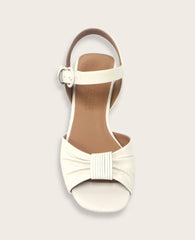 GENTLE SOULS - Sorae Leather Open Toe Heeled Sandal