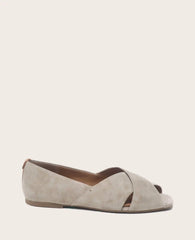 GENTLE SOULS - Whoebe Suede Criss-Cross Open Toe Flat