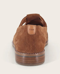GENTLE SOULS - Argyle Suede T-Strap Loafer