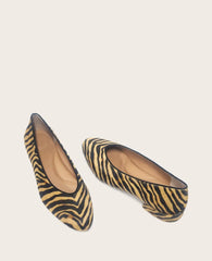 GENTLE SOULS - Atlas V Tiger Calf Hair Flat