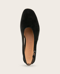 GENTLE SOULS - Kellis Stretch Suede Slingback Heel