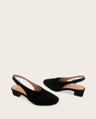 GENTLE SOULS - Kellis Stretch Suede Slingback Heel
