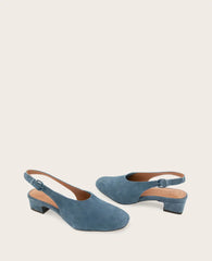 GENTLE SOULS - Kellis Stretch Suede Slingback Heel