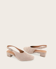 GENTLE SOULS - Kellis Stretch Suede Slingback Heel
