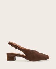GENTLE SOULS - Kellis Stretch Suede Slingback Heel