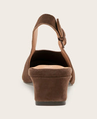 GENTLE SOULS - Kellis Stretch Suede Slingback Heel