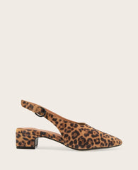 GENTLE SOULS - Kellis Stretch Suede Slingback Heel