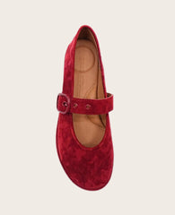 GENTLE SOULS - Lunar Suede Mary Jane Flat