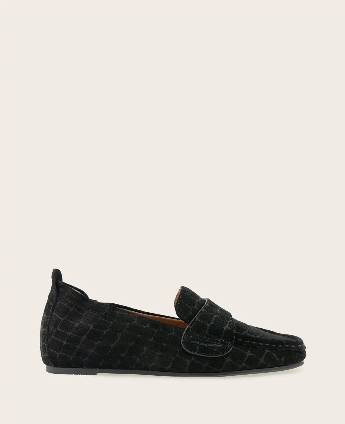 GENTLE SOULS - Sophie Suede Embossed Loafer