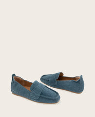 GENTLE SOULS - Sophie Suede Embossed Loafer