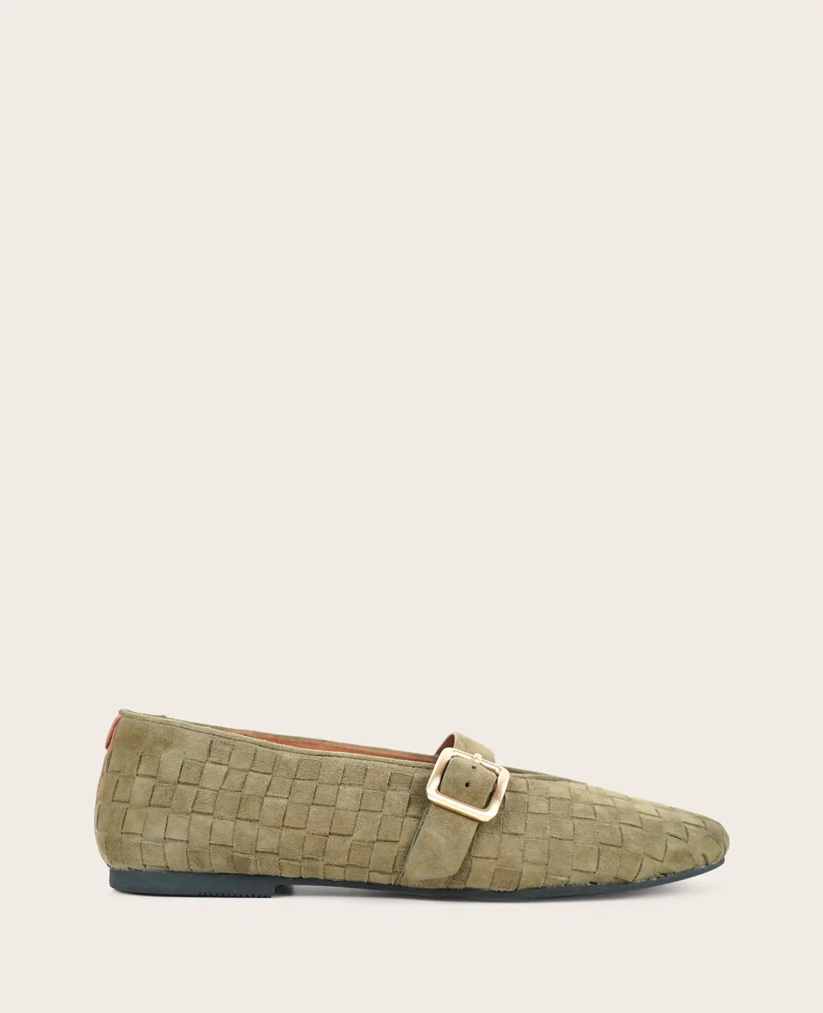 GENTLE SOULS - Winifred Suede Woven Mary Jane Flat