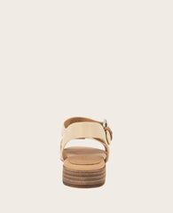 GENTLE SOULS - Haisley Leather Metallic Combo Sandal
