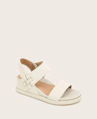 GENTLE SOULS - Jolisa Leather Woven Detail Wedge
