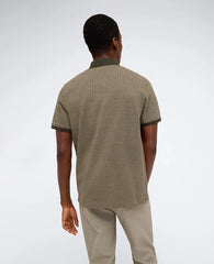 Contrast Placket Button Polo