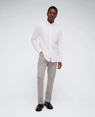 Long Sleeve Button Down Stretch Shirt with Pocket