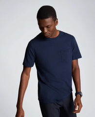 Crew Neck Tee with Pocket