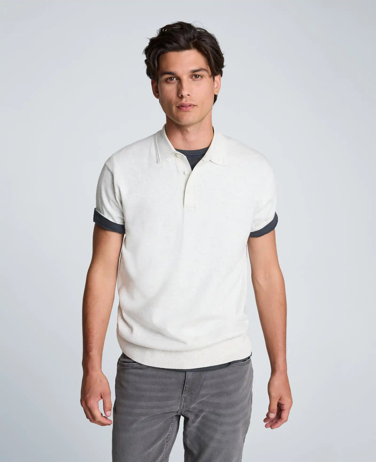 Short Sleeve Sweater Polo