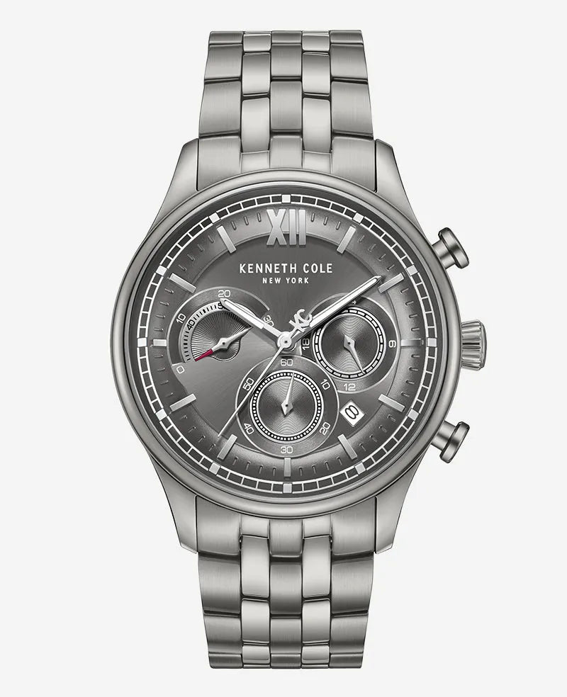 Dress Sport Chronograph Stainless Steel Bracelet Watch