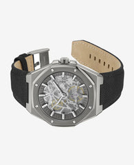 Skeleton Automatic Nylon Strap Watch