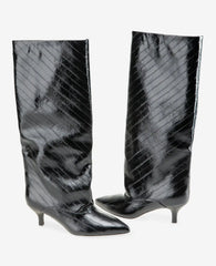 Brisbane Embossed Eel Tall Shaft Boot