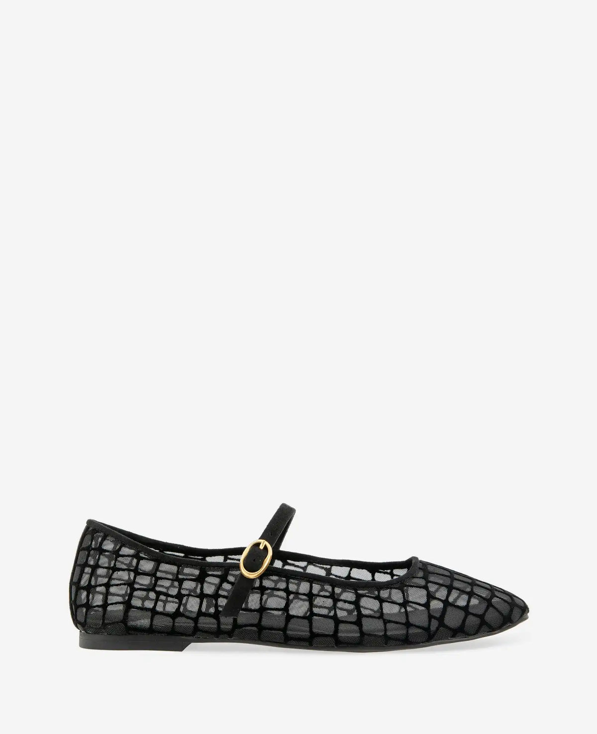 Jasper Croco Mesh Ballet Flat