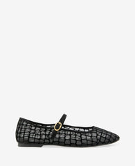 Jasper Croco Mesh Ballet Flat
