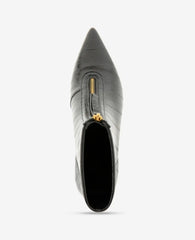 Udaya Embossed Eel Heel Bootie