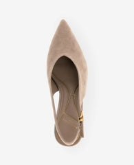 Ulysses Kid Suede Slingback Heel