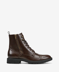 REACTION - Captain Cap Toe Double Zip Combat Boot