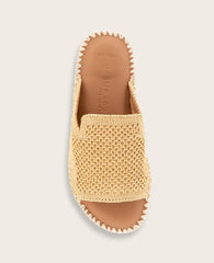 GENTLE SOULS - Leilani Knit Platform Slip On Sandal