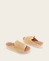 GENTLE SOULS - Leilani Knit Platform Slip On Sandal