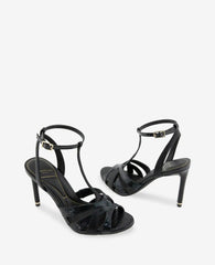 Liona Embossed Snake Heel