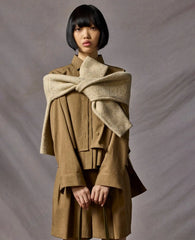 Cropped Oversized Button Front Shirt