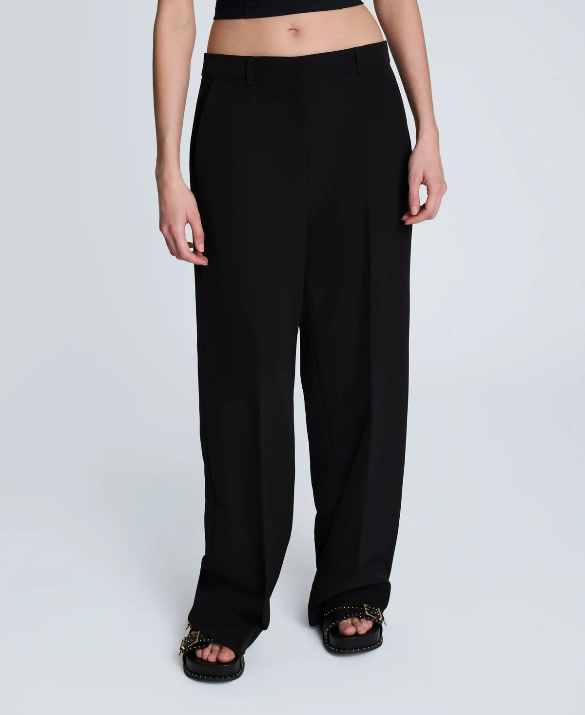 Luxe Twill Wide Leg Pant