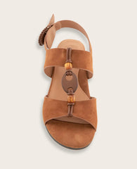 GENTLE SOULS - Miracle Suede Stone Embellished Heeled Sandal