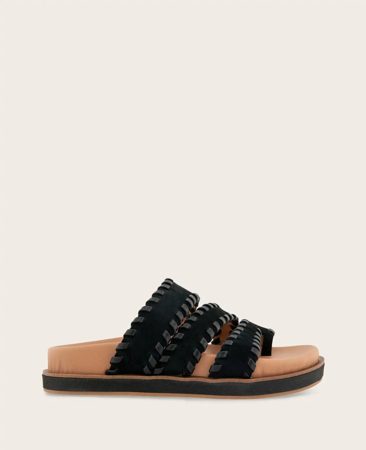 GENTLE SOULS - Niles Suede Whip Stitch band Sandal