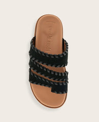 GENTLE SOULS - Niles Suede Whip Stitch band Sandal