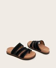 GENTLE SOULS - Niles Suede Whip Stitch band Sandal